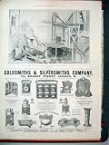 GRANARY & ELEVATOR LONDON INDIA DOCKS Antique Print