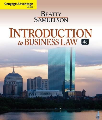 Best Price Cengage Advantage Books: Introduction to Business Law