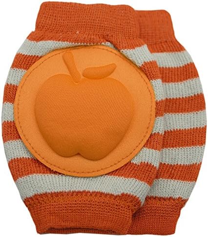 New Baby Crawling Knee Pad Toddler Elbow Pads 805528 Orange-white