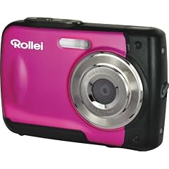Rollei Sportline 60 Digitalkamera (5 Megapixel, 8-fach digitaler Zoom, 6 cm (2,4 Zoll) Display, bildstabilisiert, bis 3m wasserdicht) rosa