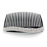 Wavy Swarovski Crystal Hair Comb