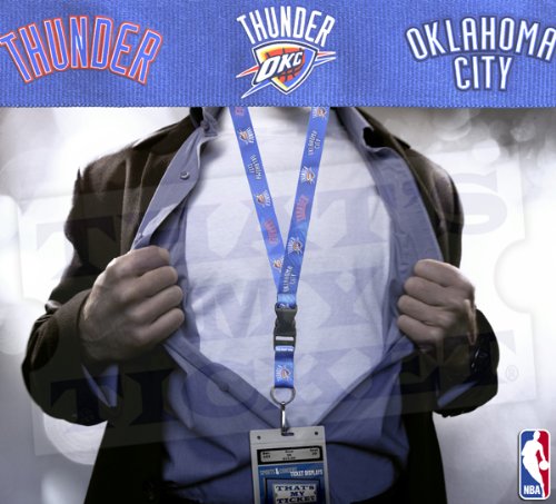 Oklahoma City Thunder Lanyard with Ticket Holder - Blue