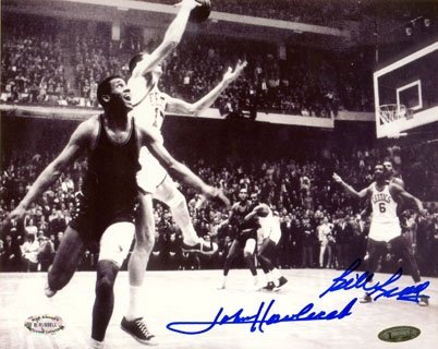Bill Russell & John Havlicek Autographed/Hand Signed The Steal 8x10 Photo