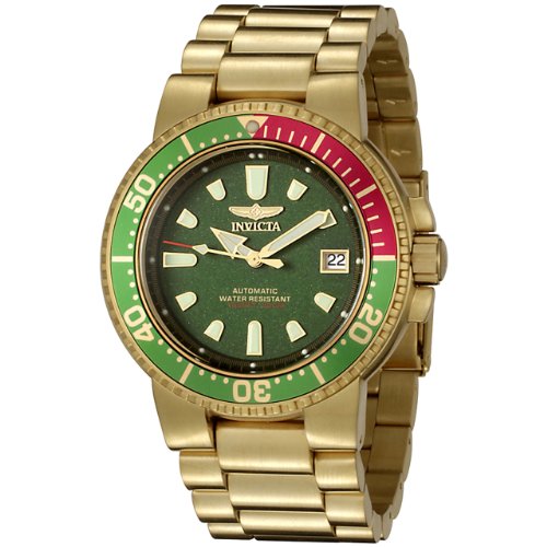 Invicta Men's 6931 Pro Diver Collection Automatic 18k Gold-Plated Watch