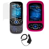 GTMax Rapid Car Charger w/ IC Chip + Hot Pink Rubberized Hard Cover Case +  ....