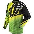 Fox Racing 360 Enterprize Men's Off-Road Motorcycle Jersey w/ Free B&F Heart Sticker - Green/Yellow