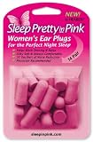 Sleep Pretty In Pink  Women's Ear Plugs, 14-Pair (Pack of 3)