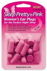Sleep Pretty in Pink Women's Ear Plugs, 14-Pair (Pack of 3)