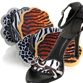 Tip Toes Foot Cushions Animal Safari - 3 Pairs (BAPF6030) by Foot Petals
