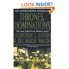 Thrones, Dominations: The new Lord Peter Wimsey Novel