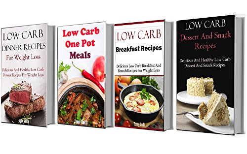 Low Carb Cooking Box Set: Four Delicious Low Carb Cookbooks In One (4 In 1)