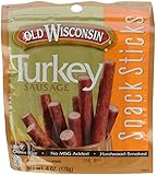 Old Wisconsin Snack Sticks, Turkey, 6 Ounce