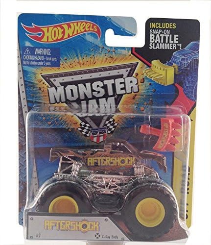 Hot Wheels Monster Jam 1:64 AfterShock Vehicle Gift Pack Car Toys