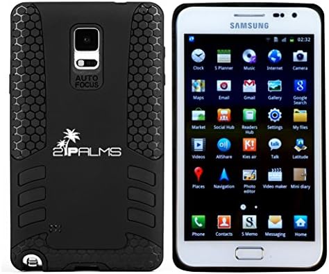 Galaxy Note 4 Case - Black & Other Colors - Best Priced Slim Cover for New Samsung Phone - Heavy Duty Bumper Protection - Buy the Latest Mobile Accessory - Custom Fit Design for Smartphone Providing Comfortable Grip - Lifetime Replacement Guarantee (Black)