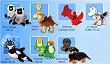 Parakeet, Orca Whale, Camel, Grey Langur, Dachshund, Lil' Kinz Husky & Lil' Kinz Cardinal (November Set of 5 Webkinz and 2 Lil' Kinz)