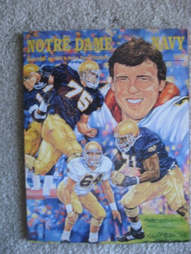 1990 Orange Bowl Game program Colorado Notre Dame