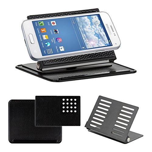 kwmobile Car mount for Samsung Galaxy S5 Mini G800 - Car mount with rubber anti-slip pad in black