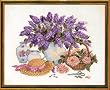 Eva Rosenstand Lilac Roses Hat 14-013 Cross Stitch Kit