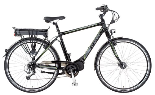 Prophete Herren E-Bike Alu-Trekking E-novation mittelmotor licensed by JD, glanz