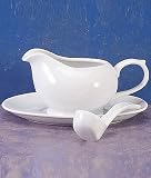 White Porcelain Gravy Boat by BIA Cordon Bleu