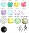Swarovski Strass Light Peridot Swing With Lazer Logo Etched 30mm # 8950-8051-30