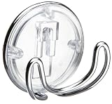 Umbra HOOKY Power Hook&iquest; Double- Clear