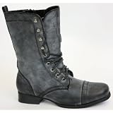 Search : Mens Military Style Combat Army Lace Up Ankle Worker Works Boots Size 7 8 9 10 11 12