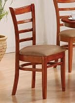 Set of 2 Dining Side Chair in Antique Oak Finish