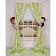Curtain Critters Plush Jungle Safari Lion and Chocolate Monkey Curtain Tieback, Car Seat, Stroller, Crib Toys Collector Set
