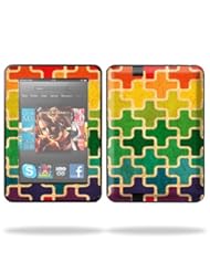 CE: Protective Skin Decal Cover for Amazon Kindle Fire HD (fits only 7" previous generation) Tablet Sticker Skins Color Swatch - MightySkins