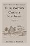 Early Church Records of Burlington County, New Jersey (Vol. 1)