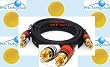 Pro-Techgroup 6 ft PREMIUM 2 RCA Plug/2 RCA Plug M/M 22AWG GOLD Cable for Left/Right sound