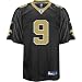 Drew Brees Jersey: Reebok Black Replica #9 New Orleans Saints Jersey