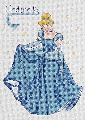 Cinderella Counted Cross Stitch Kit
