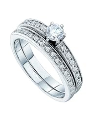 0.51CT-DIA 0.33CT-CRD BRIDAL SET