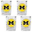 Michigan Wolverines NCAA 4pc Shot Glass Set by Great American Products