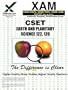 CSET Earth and Planetary Science 122, 126 (XAM CSET)