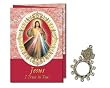 Finger Ring Rosary with Matching Booklet - Divine Mercy - In Spanish Finger Ring Rosary with Matching Booklet - Divine Mercy - In Spanish