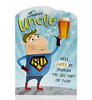 Uncle Superman Birthday Card