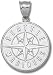Seattle Mariners Club Logo Giant Silver Pendant