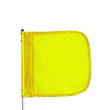 Flagstaff FS10 Split Pole Safety Flag, Male Quick Disconnect Base