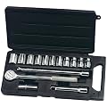 Draper DIY Series 09212 15-Piece 1/2-Inch Drive Metric Socket Set