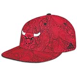 Bulls adidas NBA Paisley Fitted Hat