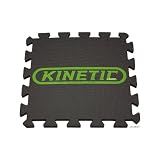 Kinetic Interlocking Trainer Mat 12 Squares Black