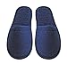 Arus Mens Turkish Terry Cloth Cotton Slippers for Spa and Bath Navy Blue, Large Wide