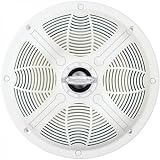 Bazooka MAC8002W 8-Inch Marine Coaxial Speaker (White)