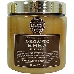 Shea Butter Greenscape Somerset Organic Exfoliating Salt Scrub 500 ml 17 fl oz