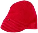 Tommy Hilfiger SIENNA BASIC KNITTED CAP E480415814 Damen Caps, Gr. Onesize, Rot (CERISE RED 613)
