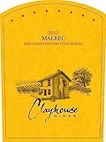 2012 Clayhouse Vineyard Paso Robles Malbec 750 mL Wine