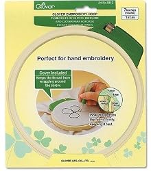 Clover 7 Inch Embroidery Stitching Tool Hoop